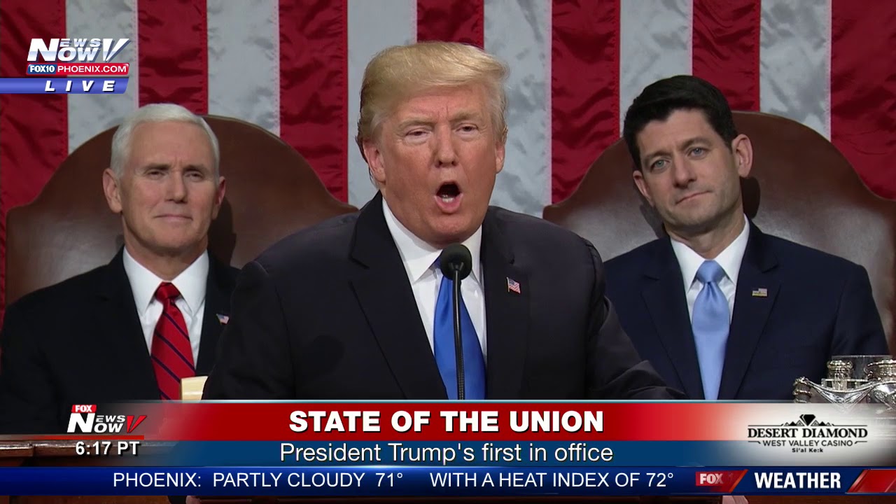 FULL SOTU: President Donald Trump's first State of the Union (FNN)