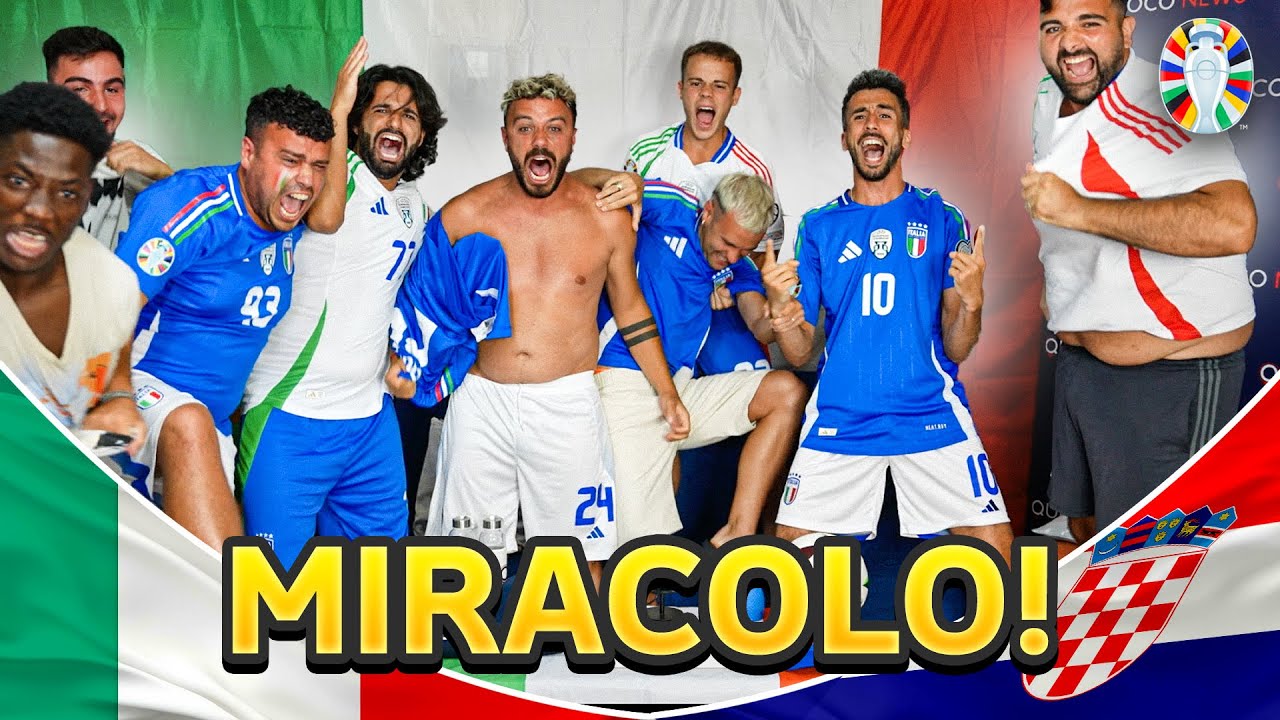 MIRACOLO!!! 🇭🇷 CROAZIA 1-1 ITALIA 🇮🇹 | LIVE REACTION ELITES HD