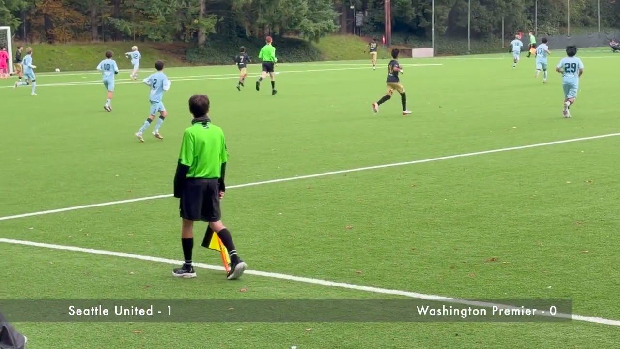 10.25.25 Seattle United B12 ECNL vs Washington Premier B12 ECNL