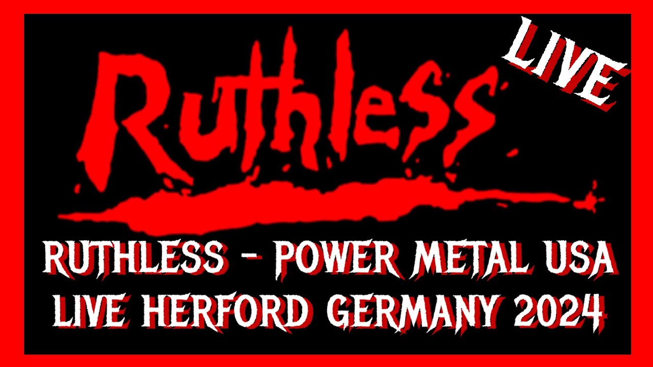 RUTHLESS - old School !! POWER METAL USA - LIVE 27.11. 2024 - HERFORD GERMANY (full Show)
