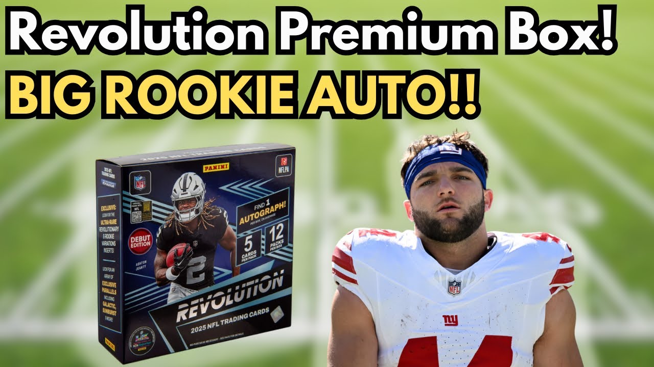 🔥 ВЕЛИКОЛЕПНЫЙ АВТОМОБИЛЬ НОВИЧКА! Премиальный набор Panini Revolution 2025 от Walmart! (NFL) 🔥
