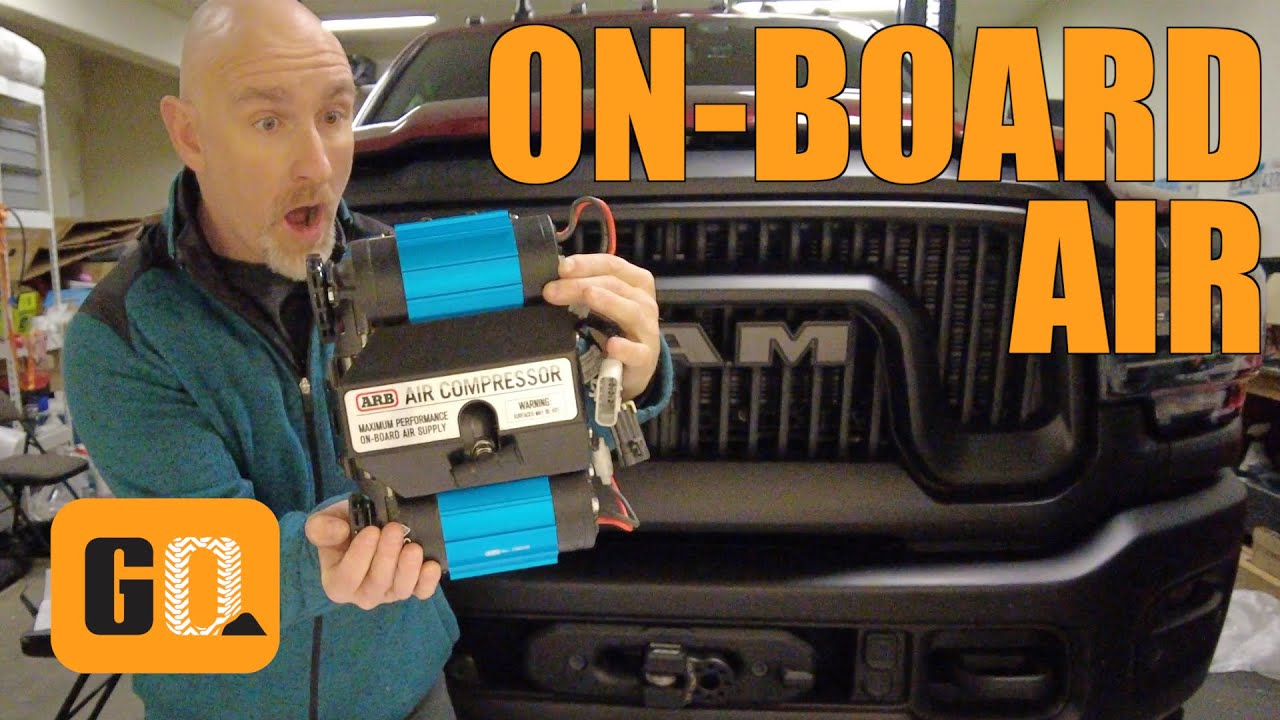 ARB Compressor Install with NH Overland bracket on RAM 2500 Power Wagon