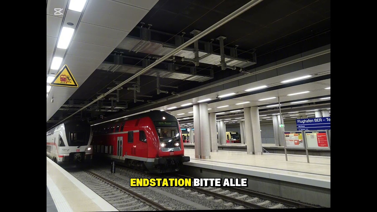 Тур с анонсами S-Bahn: Терминалы 1 и 2 аэропорта Берлина &ndash; впечатления от аэропорта Берлина