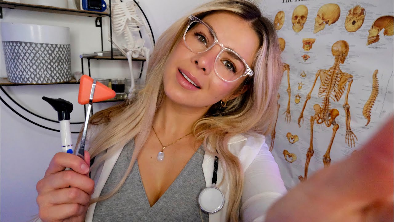 ASMR FULL BODY DOCTOR EXAM (Up Close Personal Attention)