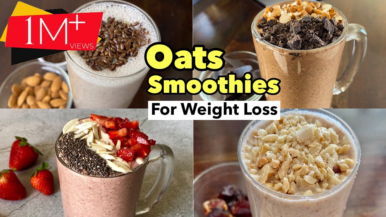 Oats Smoothie for weight loss (No Milk, No Curd, No Sugar) | Oats Breakfast Smoothie | Aarum