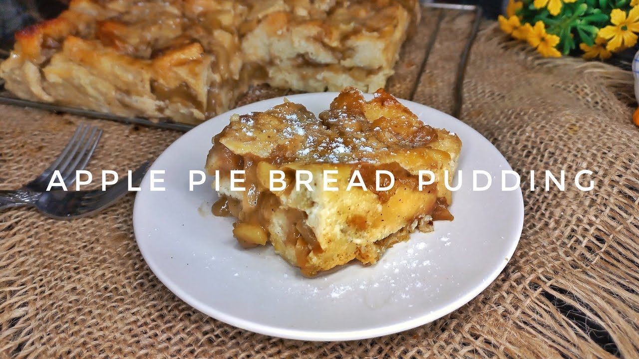 Apple Pie Bread Pudding | Soft, Sweet & Absolutely Delicious!
