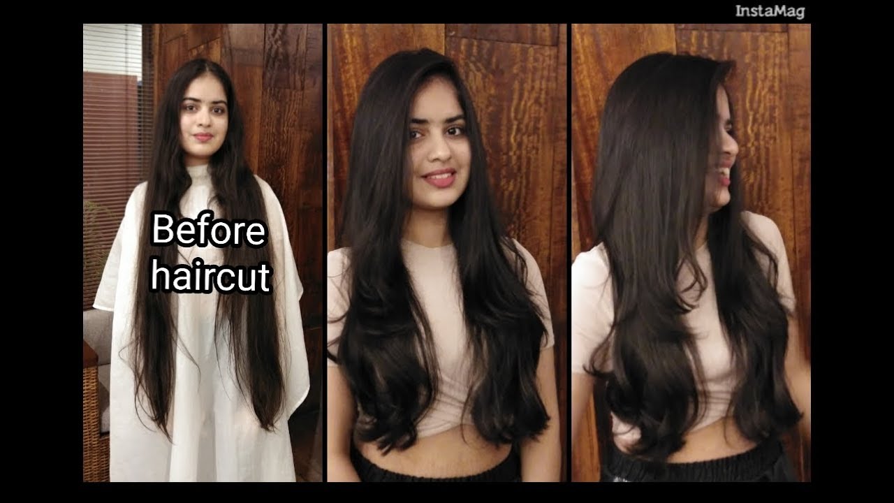Very easy long layered haircut tutorial in hindi | trendy haircut | haircut expert Shyama's Makeovr