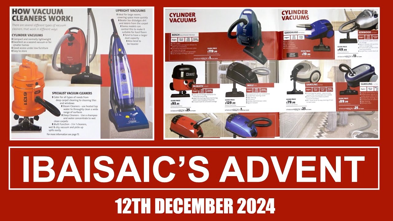Currys Vacuum Cleaner Brochure From 2005 - Hoover, Bissell, Vax, LG, Miele & More