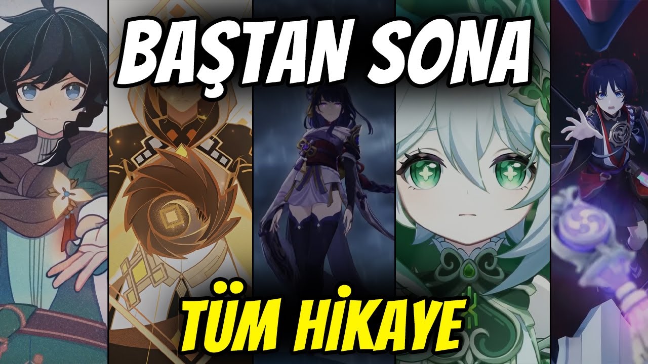 BAŞTAN SONA TÜM HİKAYE ÖZETİ | Genshin Impact Türkçe