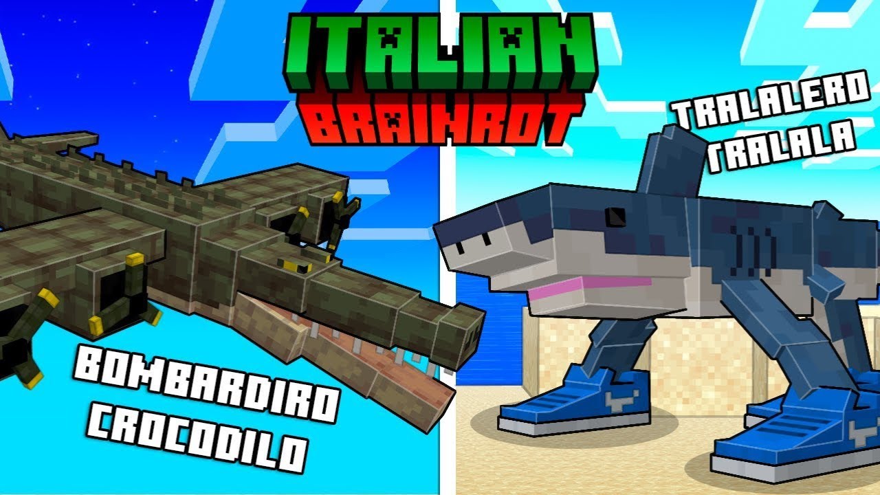 GLI ITALIAN BRAINROT SBARCANO SU MINECRAFT! 😱🤣