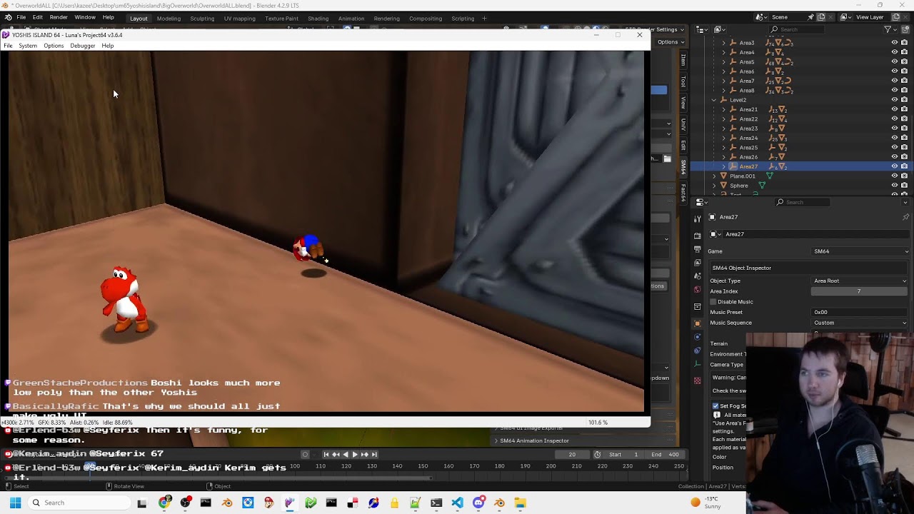 Overworld programming