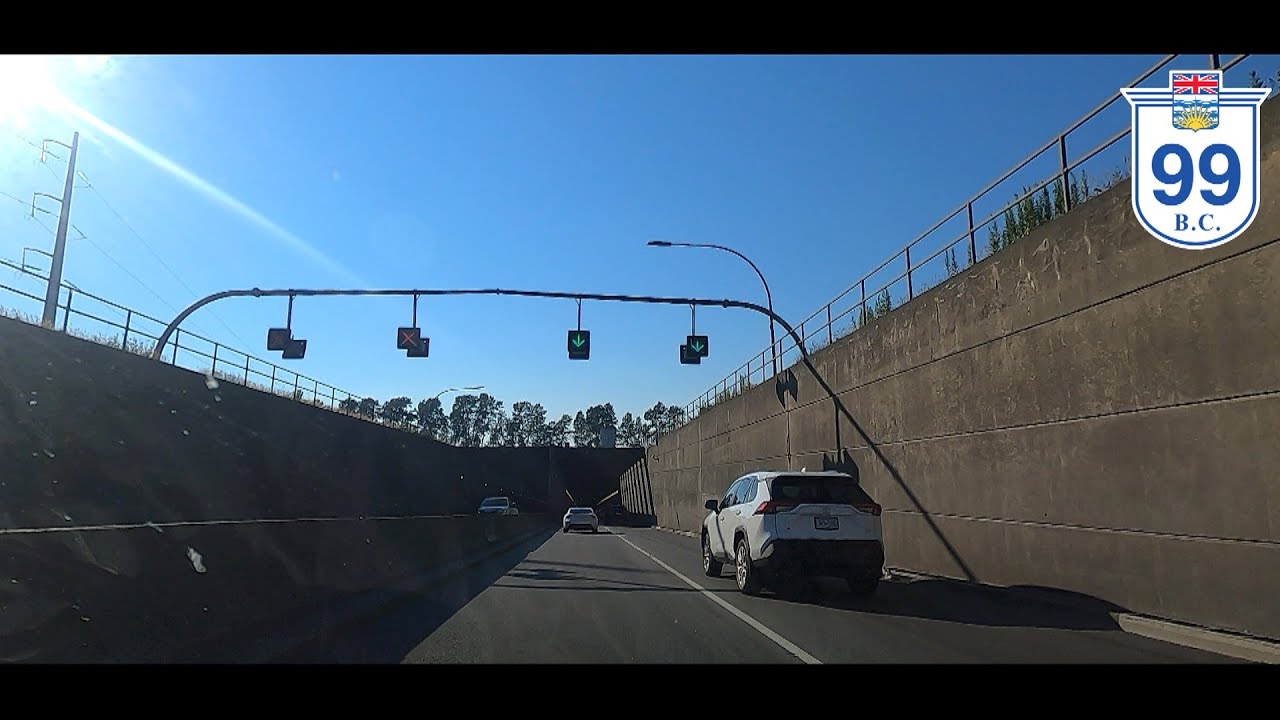[2021/03] US Border/Surrey to Vancouver, BC - Highway 99 Northbound, via George Massey Tunnel
