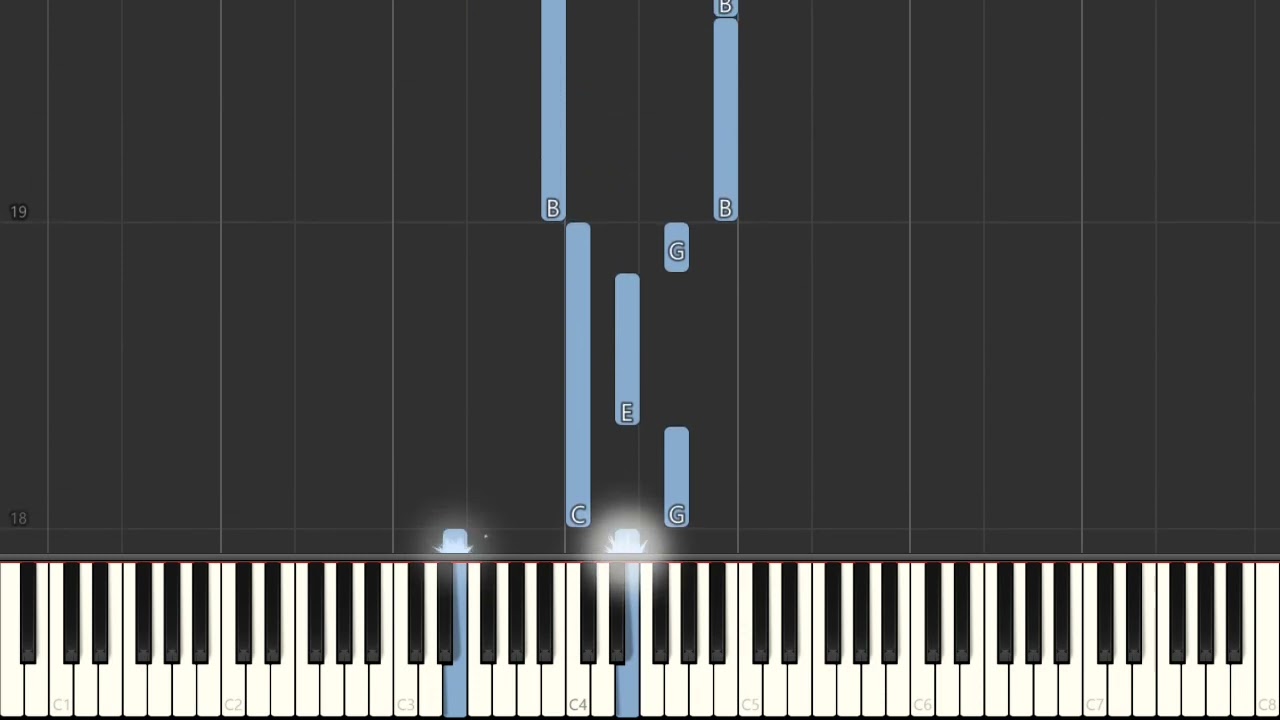 Hushabye Mountain - Sherman Brothers - Easy Piano Tutorial