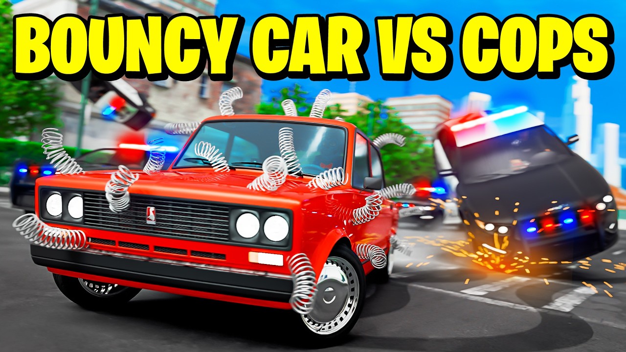 Boosting Bouncy Cars in GTA 5 RP - Day 683