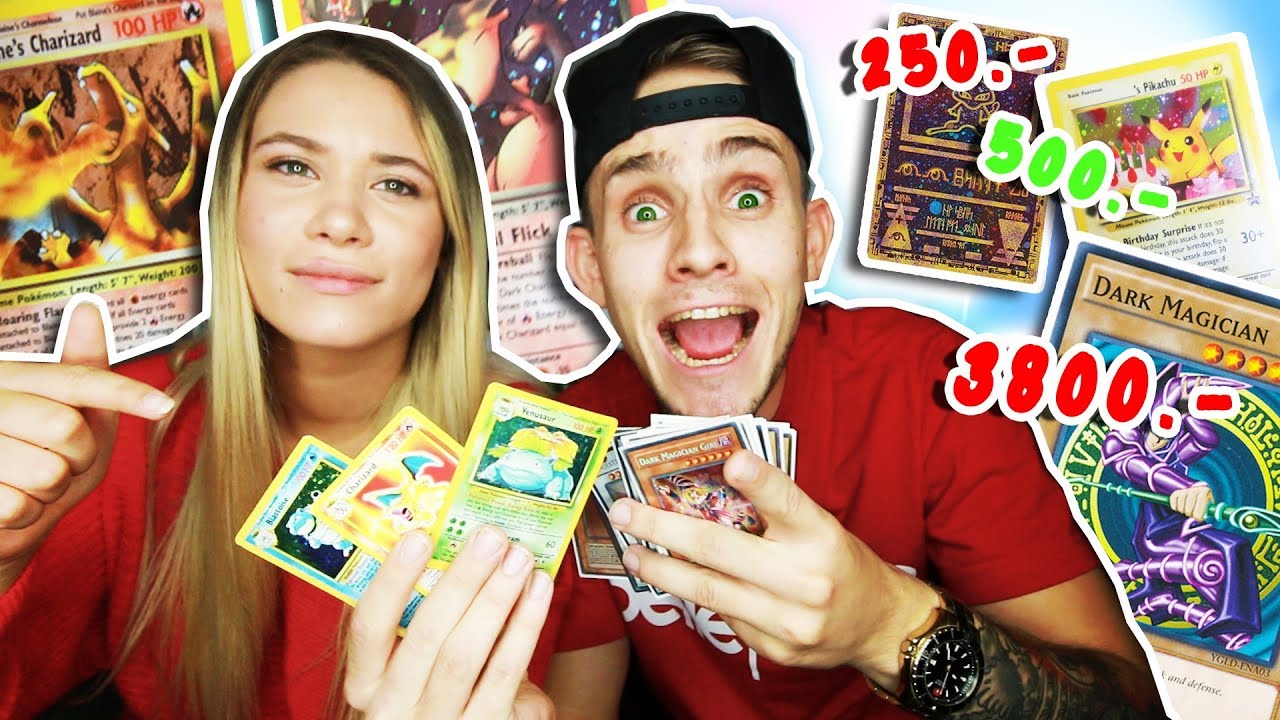 Min Kæreste Gætter Prisen på mine gamle Pokemon & YuGiOh kort!