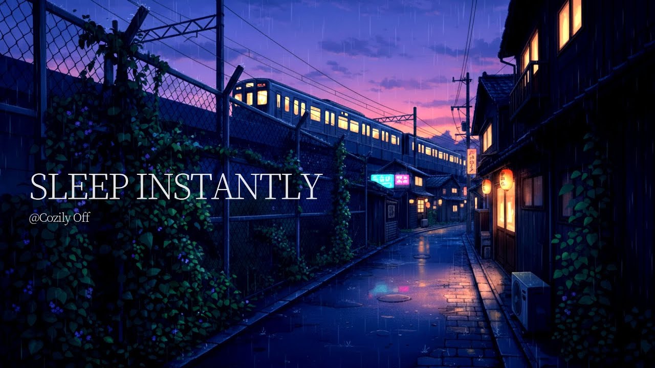 Watching trains pass by in Tokyo... 🌃 Lofi for lonely but peaceful nights