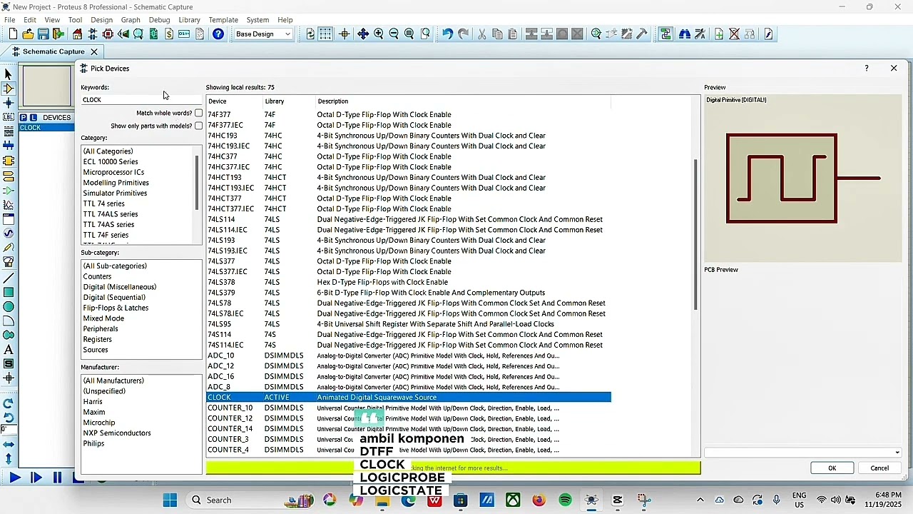 Rangkaian JK Flip-Flop, D Flip-Flop, T Flip-Flop