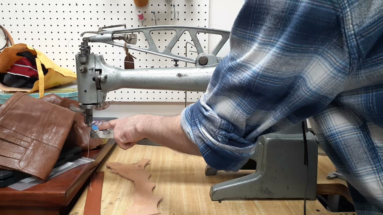 Maquina de Coser Adler 30-1 ajustando el tiempo #maquinadecoserindustrial #adler