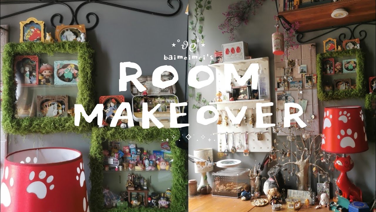 whimsical aesthetic room makeover 🏡 ghibli, wonderland, fairytale diy decor ideas ep. 01