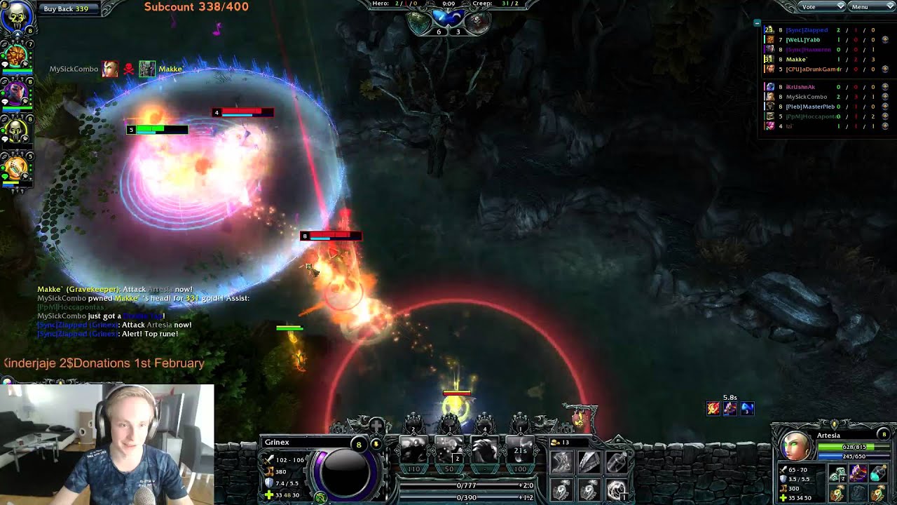 [HoN]Grinex Offlane 2062 MMR