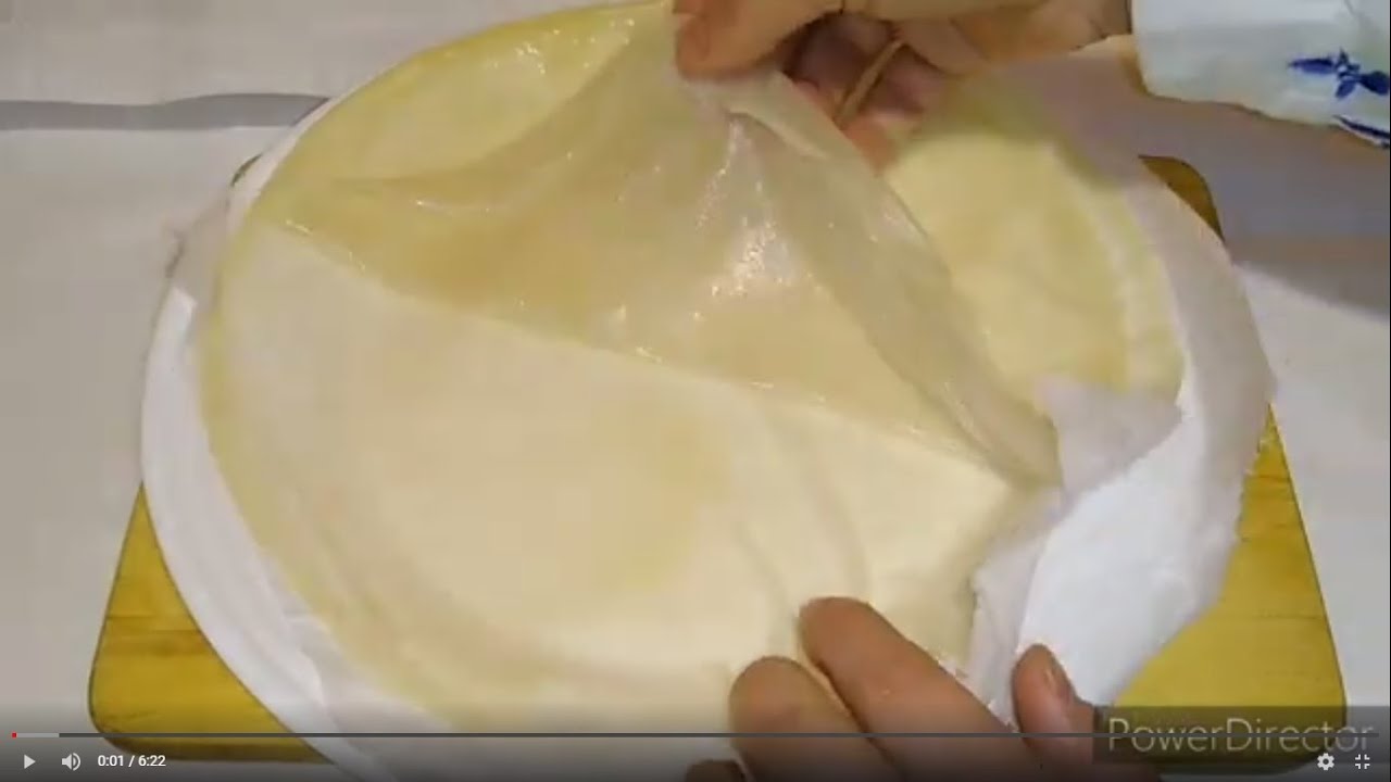 Feuilles de BRICK à la pâte liquide (SANS PINCEAU)