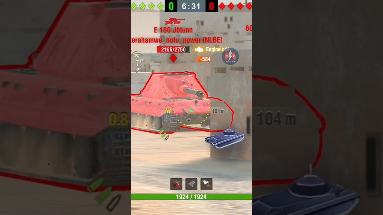 Waffen F1.0 | 5 Kills & 7315 DMG  | #worldoftanksblitz #wotblitz #wotb #shorts #танки