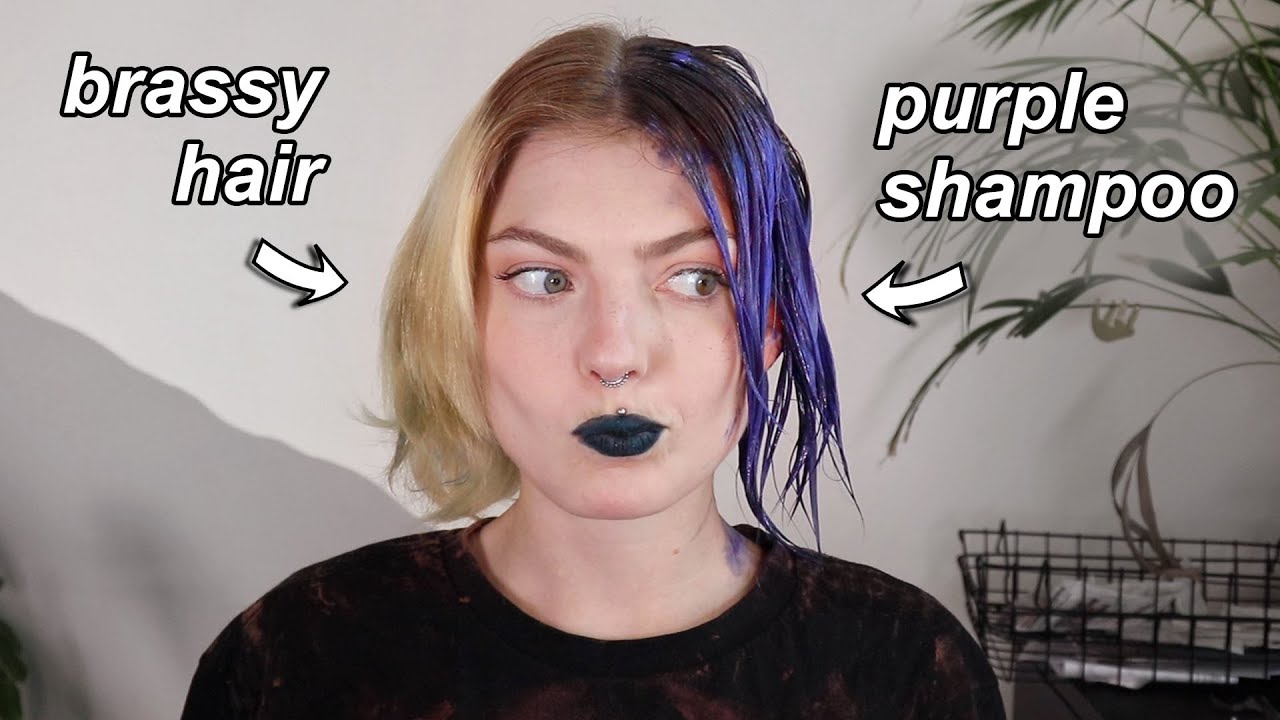 will purple shampoo fix all my problems??? *an experiment*