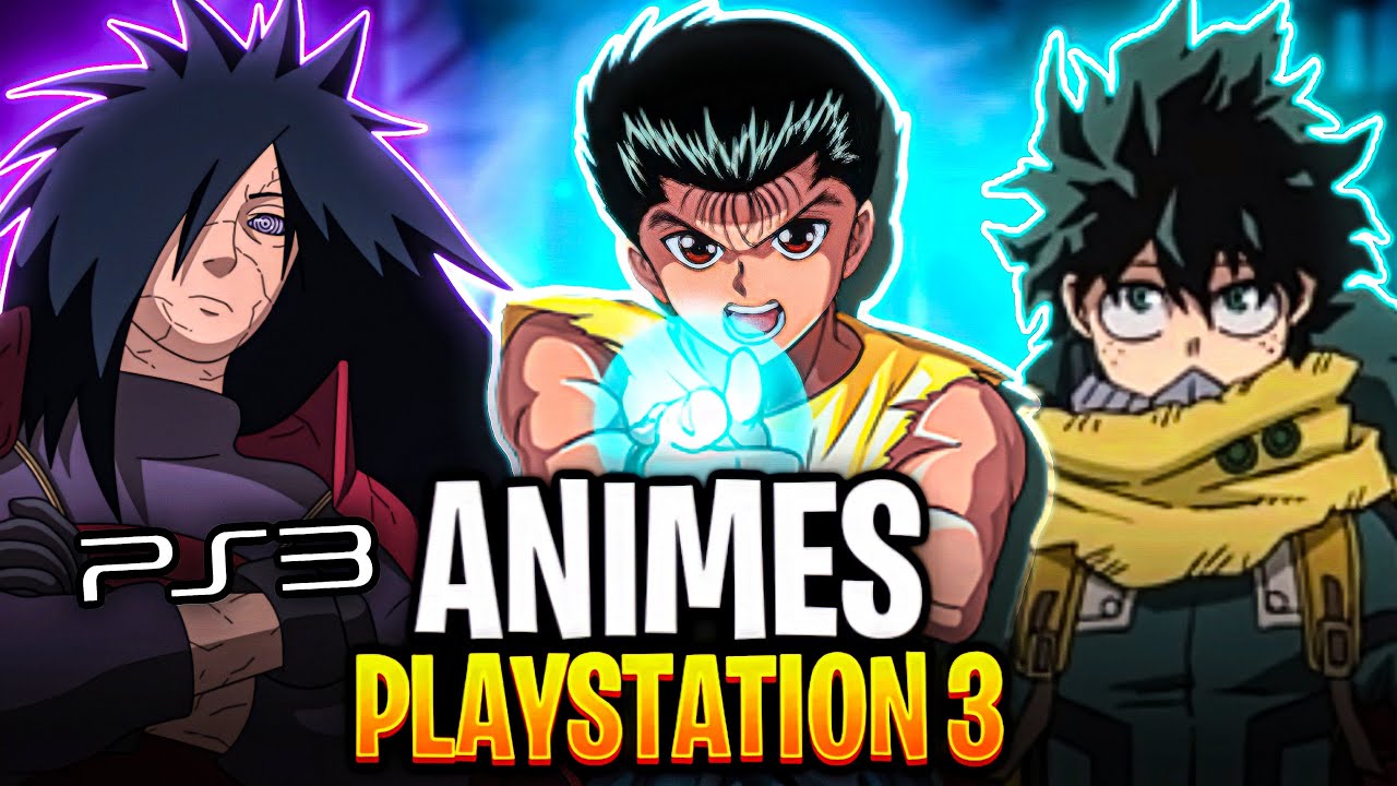 TOP 12 MELHORES JOGOS de ANIMES no PS3 para Tirar Você do Tédio !