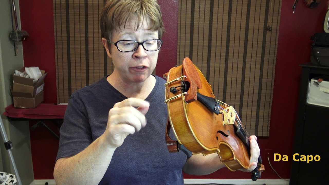 Examining the Wave Chinrest (violin)