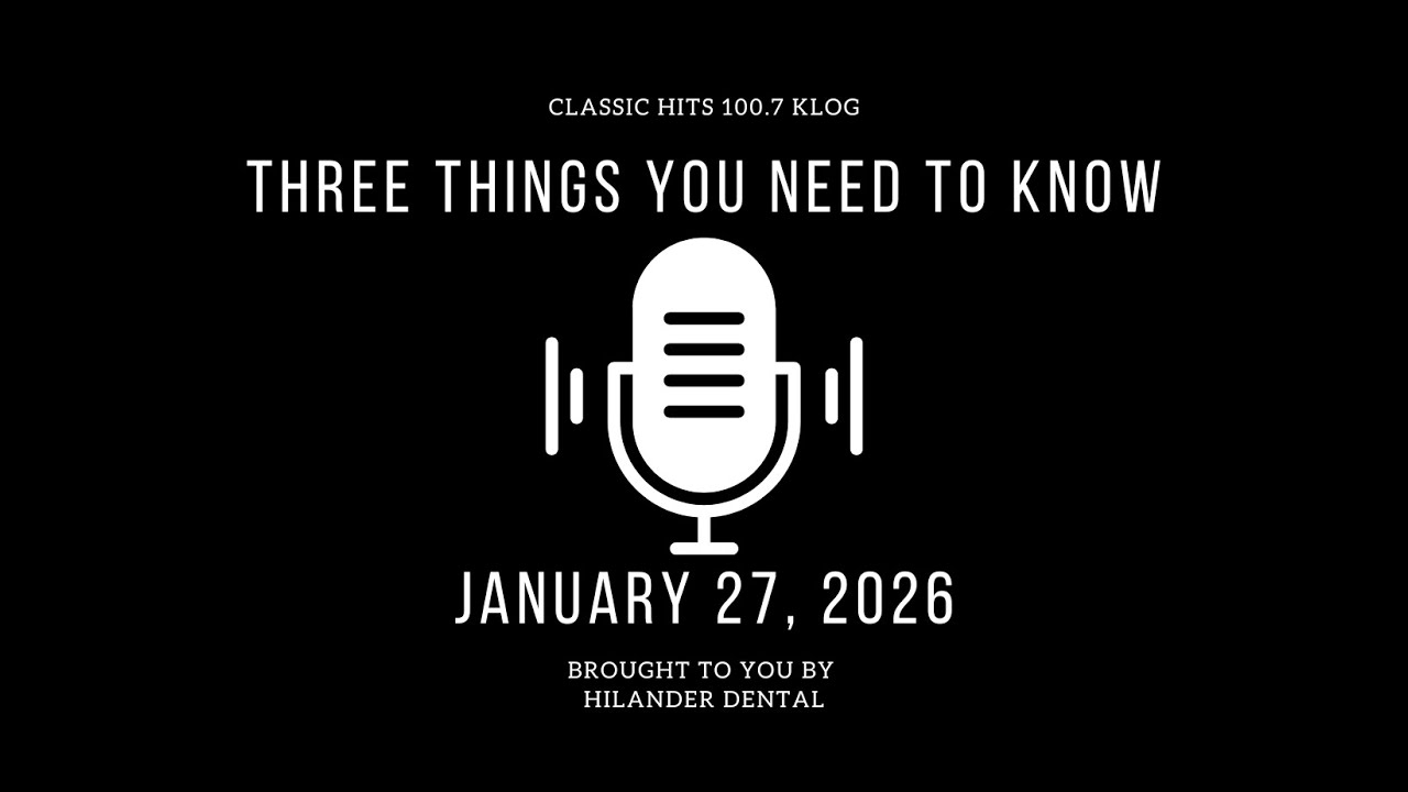 Three Things That You Need To Know - Video News 1/27/2025 News 