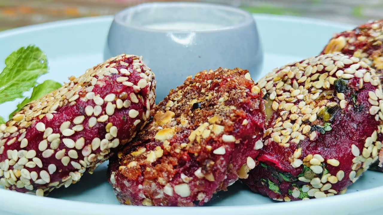 Weightloss beetroot tikki recipe !Beetroot and sweet potato tikki for Weightloss!
