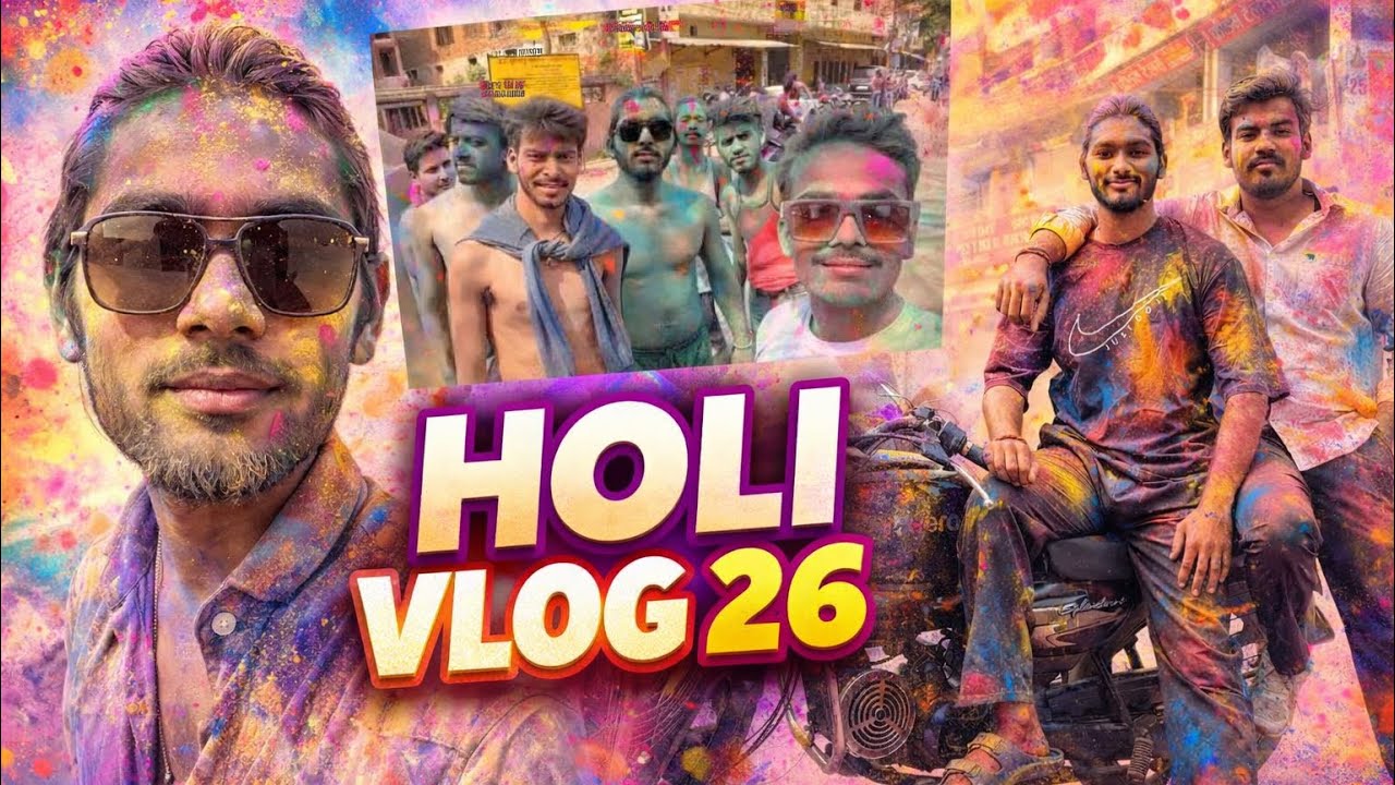 Aisi Holi kabhi nahi kheli! 😱 | Holi Vlog 26”