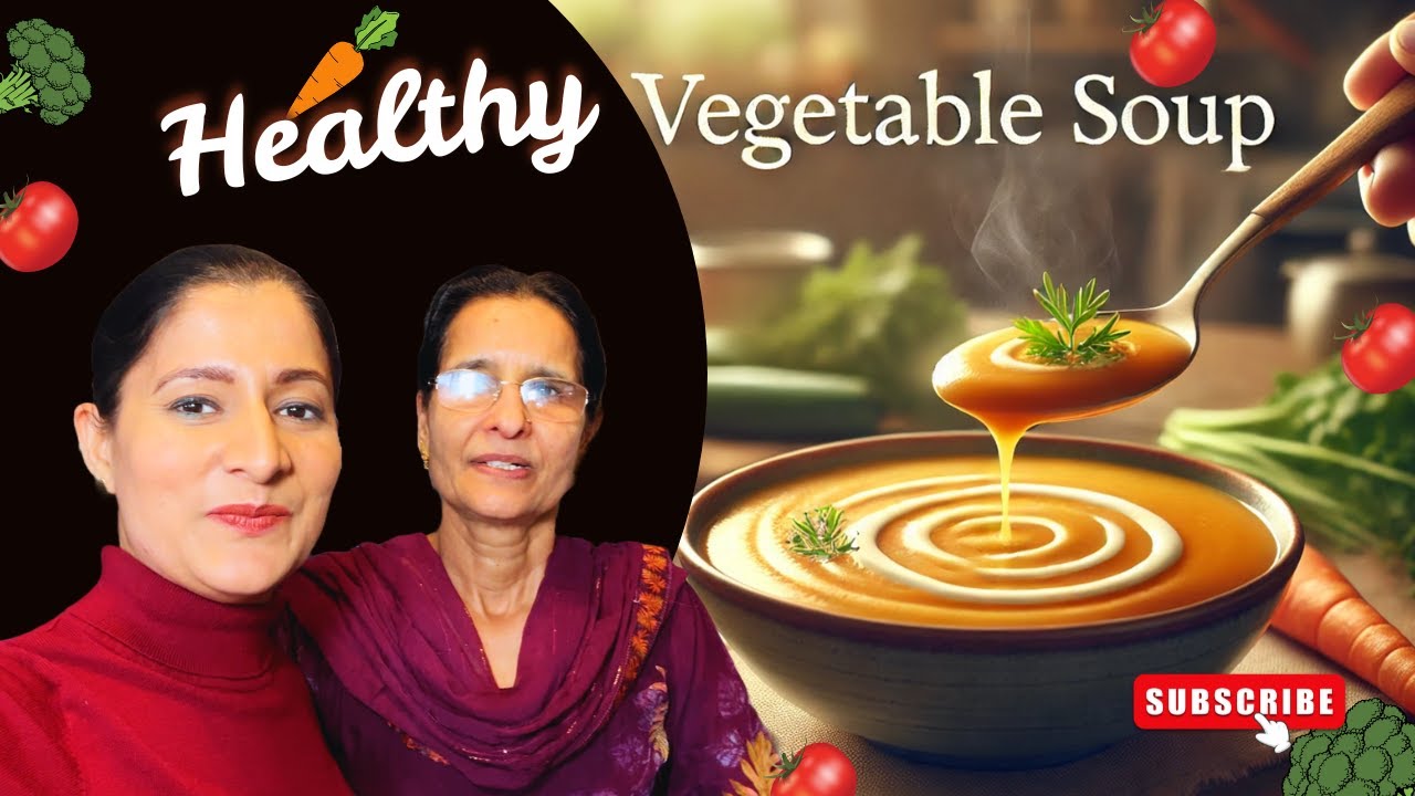 Homemade Vegetable Soup 🥣 | Easy & Healthy Recipe | All season recipe!