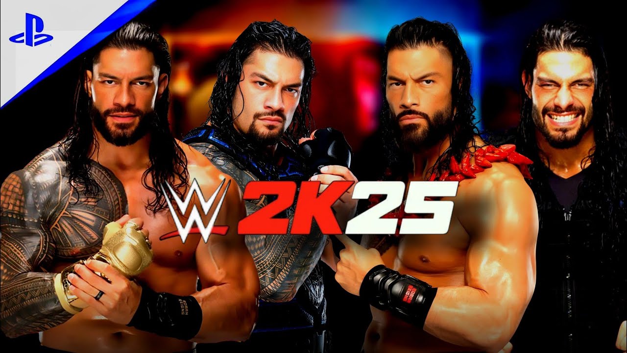 WWE 2K25 - OTC vs Big Dog vs Tribal Chief vs Hounds of Justice | INSANE Match Gameplay