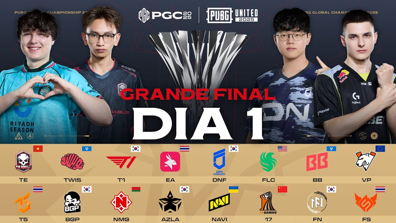 PUBG Global Championship Grande Final DIA 1