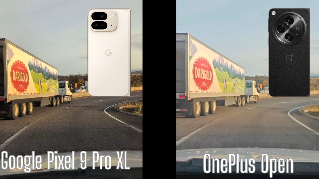 Google Pixel 9 Pro Fold VS OnePlus Open | Side by Side Video Comparison