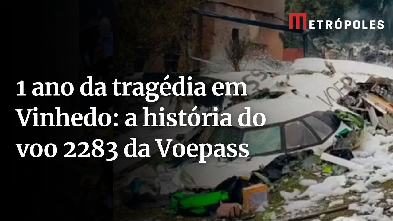 Acidente com avião da Voepass em Vinhedo completa um ano; relembre a história