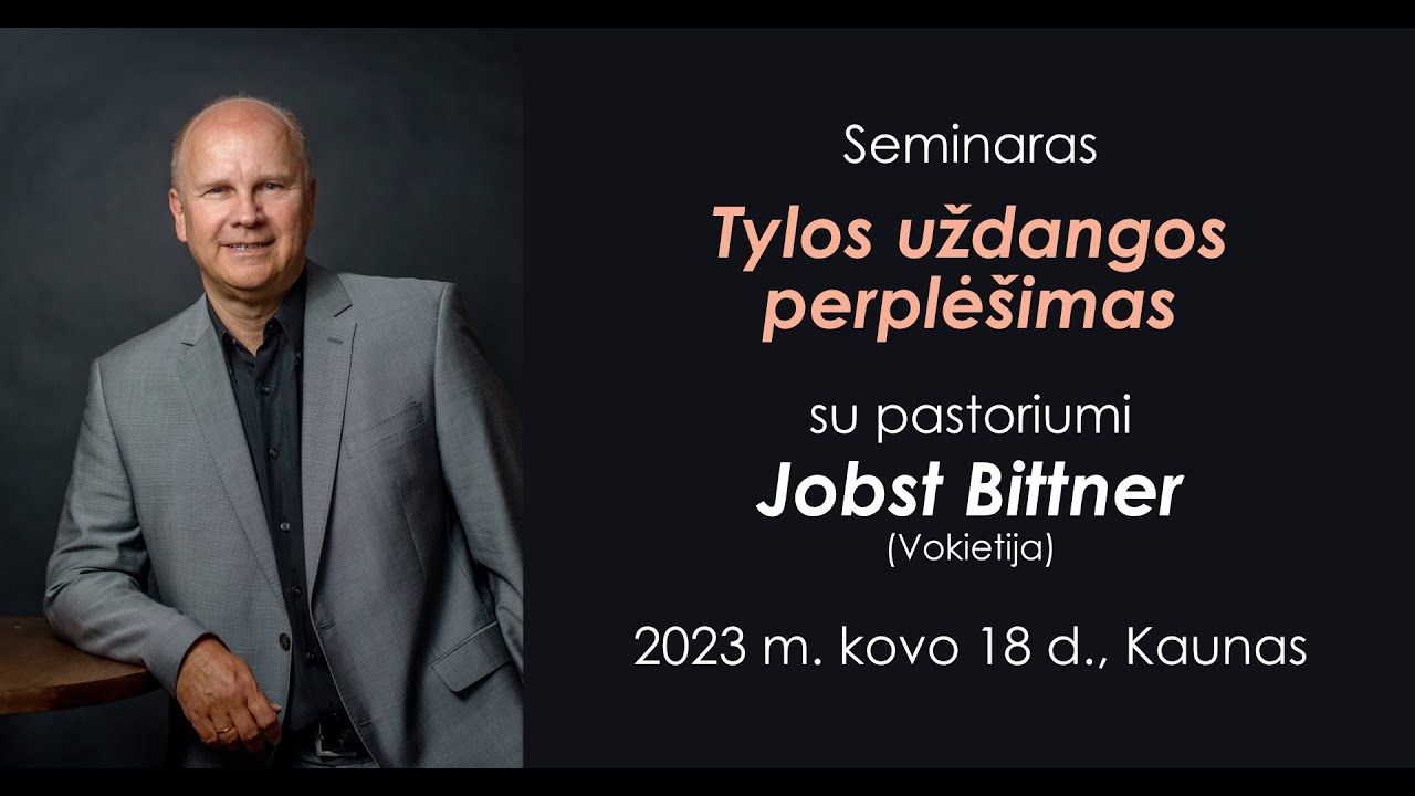 #1 - Seminaras su pastoriumi Jobst Bittner 