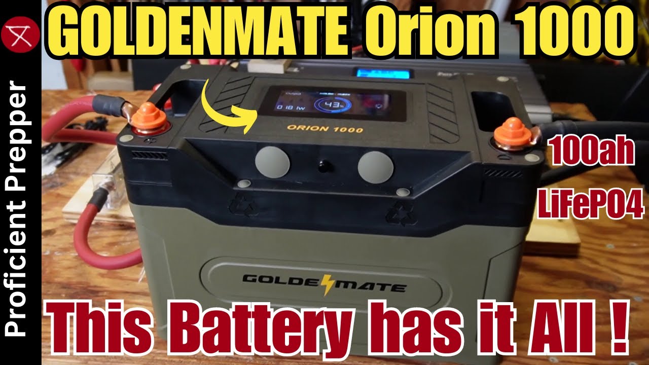 GOLDENMATE Orion 1000 - The Battery That Will CHANGE Everything