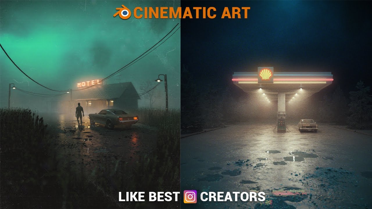 How to create cinematic art in Blender, step-by-step course