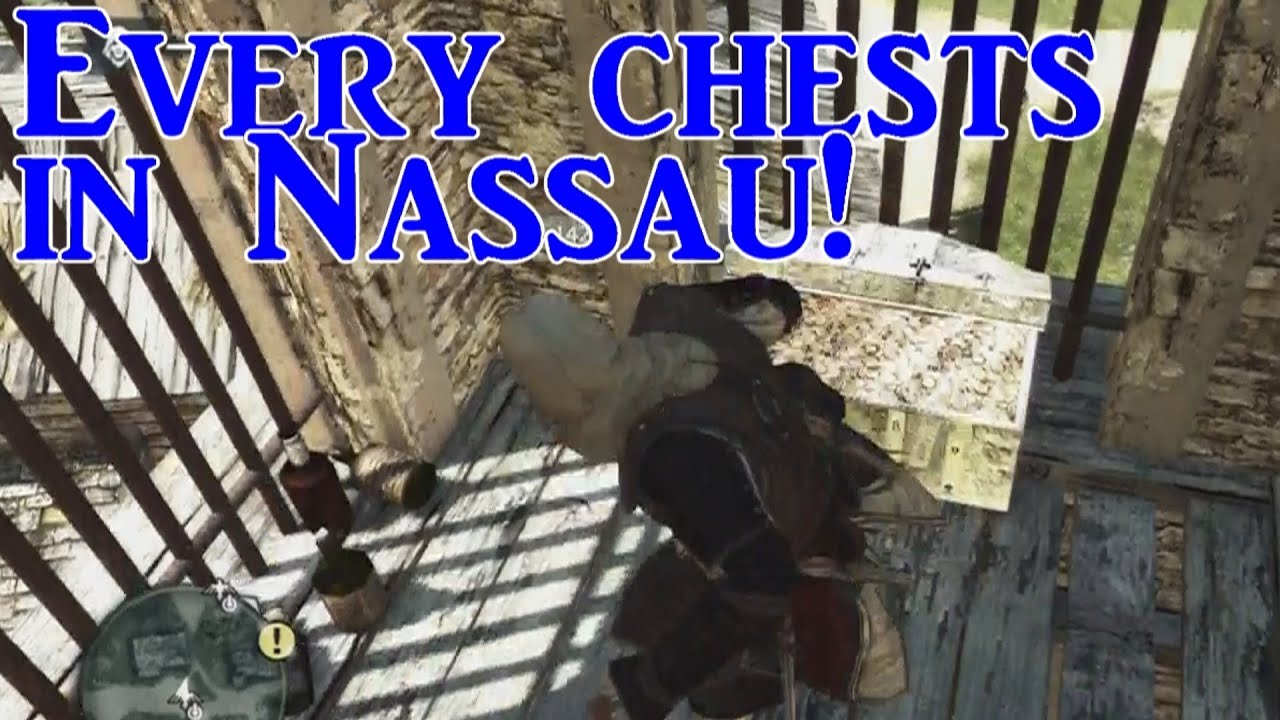 Every Chests in Nassau! (22/22) (AC4 Collectibles)