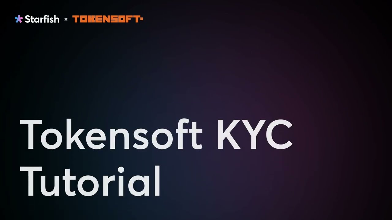 Starfish Finance IDO KYC Tutorial on Tokensoft