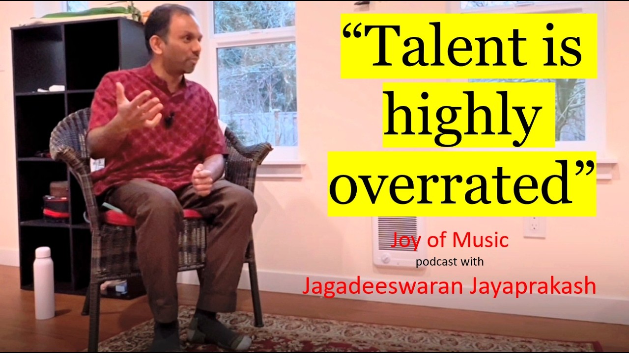 'Talent is highly overrated'. Part 2/2 of Music chat with Jagadeeswaran Jayaprakash
