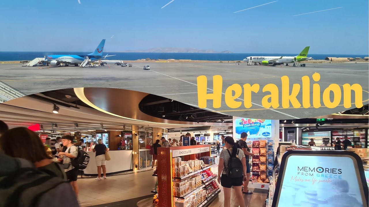 Anissa Beach Resort. Последний завтрак, тур.налог, уезжаем, трансфер. Heraklion Airport. Duty Free