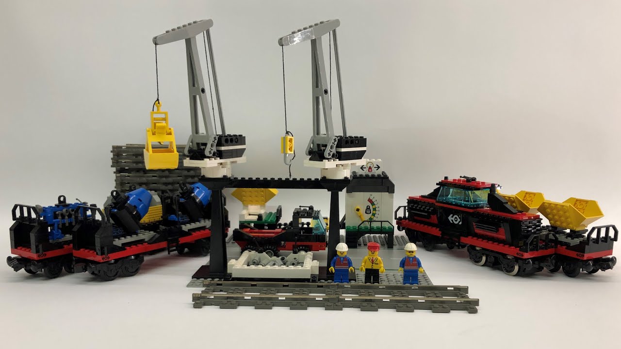 LEGO Train 9V - Freight and Crane Railway/4565 - speed build
