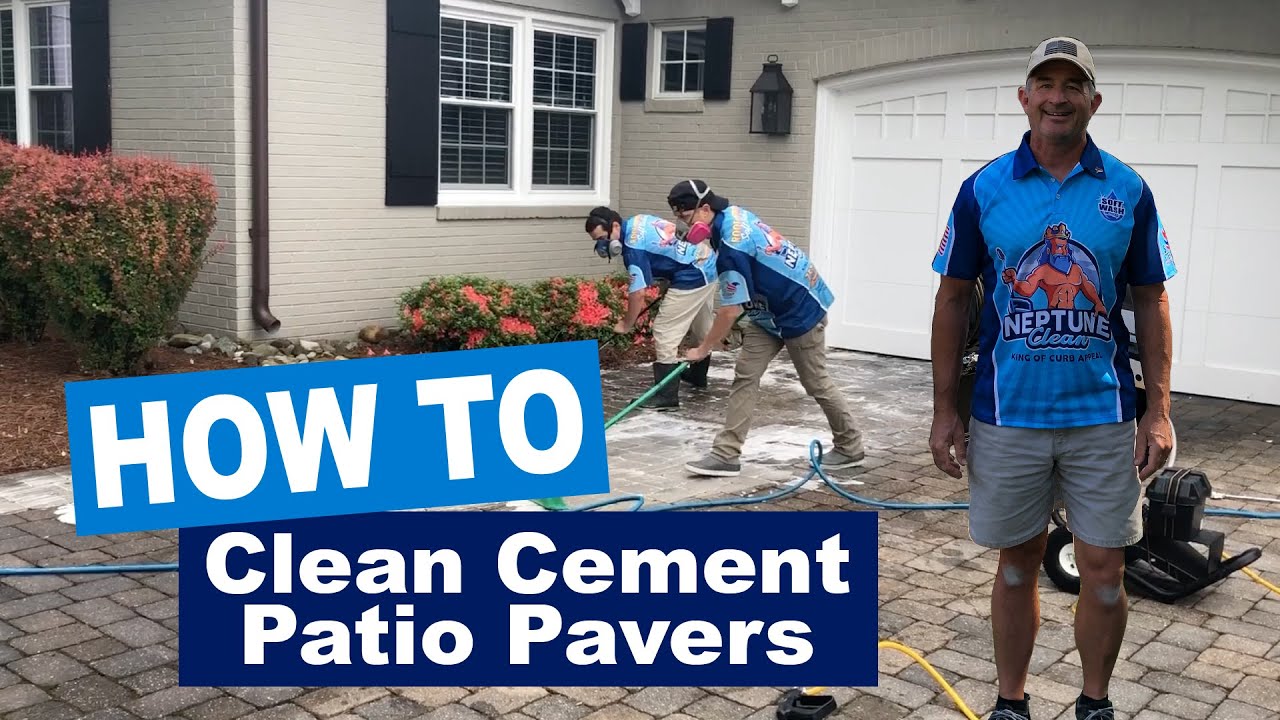 How To Clean Patio Pavers