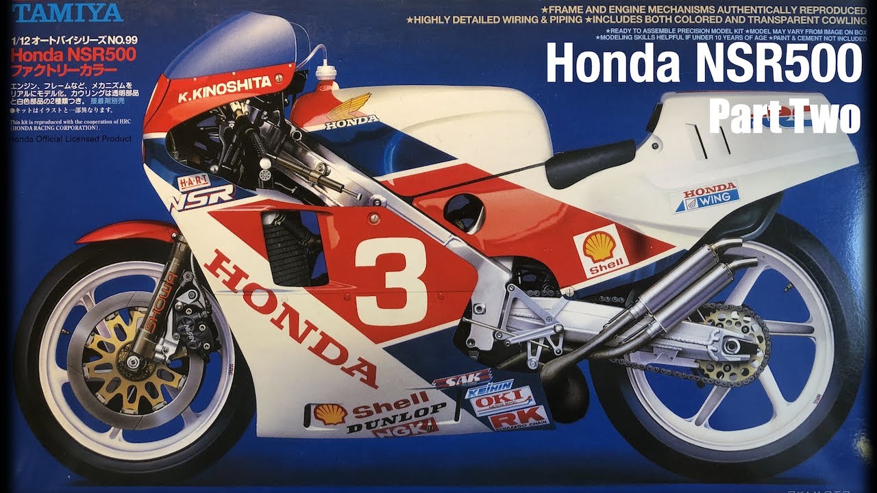 Honda NSR500 by Tamiya - Part Two.