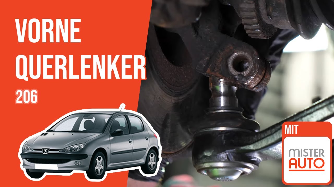Wie Peugeot 206 Dreieckslenker wechseln 🚗