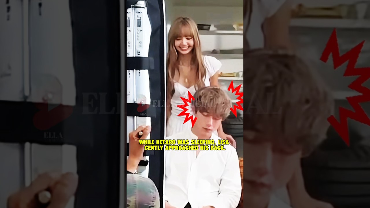 LISA&rsquo;S HUG ! KENTARO SHOCKED (BTS)😱🤣 #lisa #lalisa #kentarosakaguchi