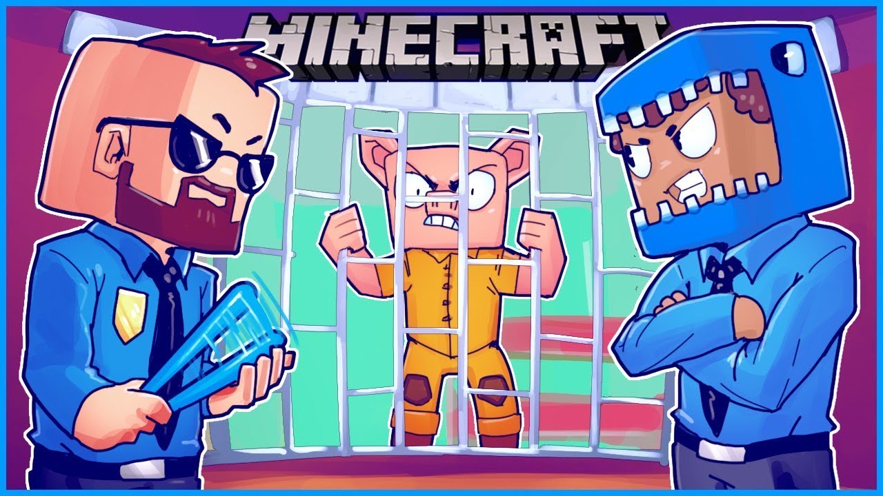 Мои друзья стали копами и бросили меня в тюрьму в Minecraft... 19 серия